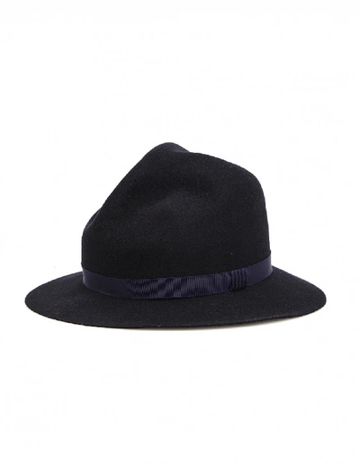 Y's Navy Blue Wool Hat
