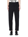 ANN DEMEULEMEESTER STRIPED COTTON TROUSERS,1701-3404-201-099