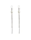 ANN DEMEULEMEESTER BEAD EARRING WITH CHAINS,1701-0426-P-001-005