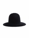 YOHJI YAMAMOTO Broad Brim Wool  Hat,HK-H04-963-1