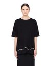 HAIDER ACKERMANN COTTON T-SHIRT WITH GOLDEN PRINT,174-3804-233-099