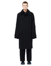 ANN DEMEULEMEESTER WOOL COAT WITH PATCH POCKETS,1702-3106-208-099