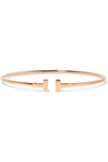 TIFFANY & CO T Wire Narrow 18-karat rose gold cuff