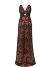 TUFI DUEK SEQUIN EMBROIDERED GOWN,344480027212439048