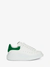 Alexander Mcqueen Ssense Exclusive White & Green Oversized Sneakers In Green