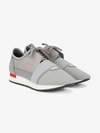 BALENCIAGA BALENCIAGA GREY RACE RUNNER SNEAKERS,490981W05G312447357