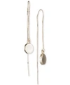 Dkny Gold-tone Disc Threader Earrings, Created For Macy's In Gld