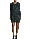 JOHN & JENN Long Sleeve Shift Dress,0400095989653