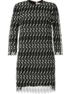 THOM BROWNE PENGUIN LACE DRESS,FDS679A0269112454477