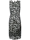 PROENZA SCHOULER LACQUERED LACE SLEEVELESS DRESS,R174363FC00312162967