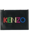 KENZO Christmas logo pouch,F765PM502FM412505648