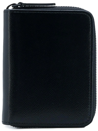Common Projects Zip-around Polished-leather Wallet In Black