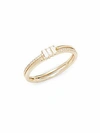 KC DESIGNS STACK & STYLE 14K YELLOW GOLD & BAGUETTE DIAMOND RING,0400095744902