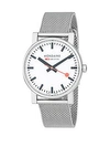 MONDAINE STAINLESS STEEL BRACELET WATCH,0400095336804