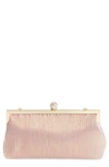 NINA ANEKA PLEATED SHINE CLUTCH,ANEKA-AM