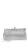 NINA ANEKA PLEATED SHINE CLUTCH,ANEKA-AM