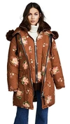 COACH 1941 OVERSIZED EIDERDOWN PRINTED PUFFER COAT