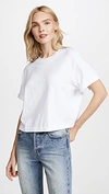 COTTON CITIZEN THE TOKYO CROP TEE WHITE,COTTO30117