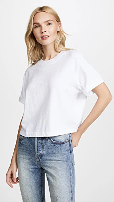 Cotton Citizen The Tokyo Crop Tee In White