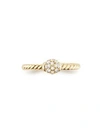 DAVID YURMAN Pavé Diamond and 18K Yellow Gold Ring