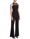 ELIE SAAB Macramé Sleeveless Jumpsuit