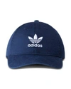 Adidas Originals Men's Originals Precurved Washed Strapback Hat, Blue In Navy/white