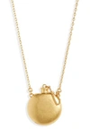 Madewell Potion Pendant Necklace In Vintage Gold