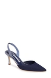 MANOLO BLAHNIK CAROLYNE SLINGBACK PUMP,CAROLYNE095