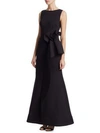 NERO BY JATIN VARMA Ruffled Scoopback Mermaid Gown