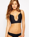 Fashion Forms Seamless U-plunge Wire-free Bra In Black