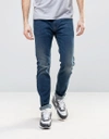 DIESEL DIESEL THOMMER STRETCH SLIM FIT JEANS IN 084BU DARK WASH-BLUE,00SW1 084BU