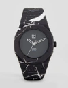 D1 MILANO BLACK CONCRETE WATCH - BLACK,D1/CONCRETE/01