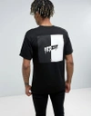 10 DEEP 10.DEEP T-SHIRT WITH SPLIT BOX LOGO - BLACK,71TD4330