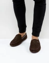 TED BAKER MORRIS MOCCASIN SLIPPERS - BROWN,916477