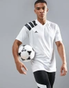 Adidas Originals Soccer Training T-shirt With 90s Print In White Cd1092 - White In White