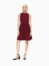 KATE SPADE RUFFLE FIT AND FLARE DRESS,716454218433