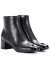 TORY BURCH SHELBY LEATHER ANKLE BOOTS,P00301911