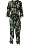 STELLA MCCARTNEY PRINTED SILK CREPE DE CHINE JUMPSUIT