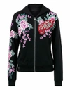 PHILIPP PLEIN HOODIE SWEATJACKET "MY LAST",S18CWJB0257PJO002N02