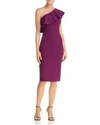 LIKELY WILSHIRE RUFFLED ONE-SHOULDER DRESS,YD439001LY