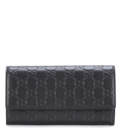 Gucci Leather Wallet In Black