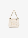 YUZEFI YUZEFI CREAM DELILA MINI LEATHER BUCKET BAG,MINIDELILA12474298