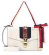 Gucci Sylvie Leather Shoulder Bag In White