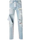 OFF-WHITE Off-White x Levi's Made & Crafted slim fit jeans,OMCE021F17473019790012507857