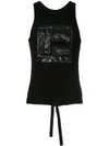 Takahiromiyashita The Soloist Contrast Patch Vest Top
