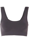 Hanro Touch Feeling Stretch-jersey Soft-cup Bra In Charcoal