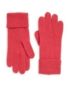 PORTOLANO Folded Cuffs Cashmere Gloves