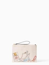 KATE SPADE WEDDING BELLES THIS IS THE LIFE MEDIUM BELLA POUCH,098687110631