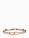 KATE SPADE get connected pave loop bangle,098686630741