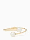 KATE SPADE golden girl bauble open hinged cuff,098686662995